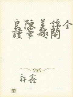 良陈美锦全文阅读笔趣阁