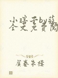 小瞎子by苏软全文免费阅读