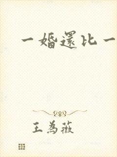 一婚还比一婚高