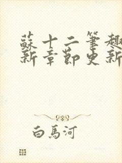 苏十二笔趣阁最新章节更新情况分享封面