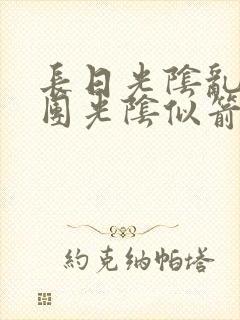 长日光阴乱作一团光阴似箭笔渺