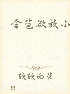 含苞欲放小说封面