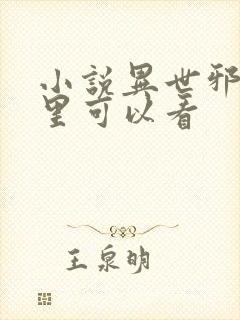 小说异世邪君那里可以看