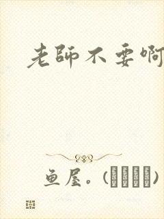 老师不要啊h封面