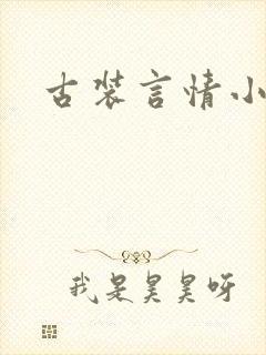 古装言情小说封面