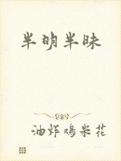 半明半昧封面
