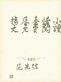 杨辰秦惜小说全文免费阅读无弹窗