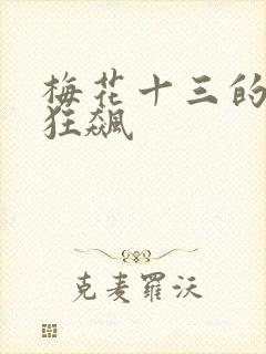 梅花十三的乳液狂飙