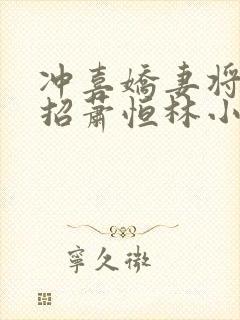 冲喜娇妻将军接招萧恒林小鱼的小说