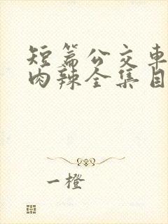 短篇公交车高h肉辣全集目录