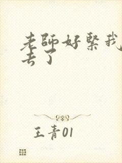 老师好紧我要进去了封面