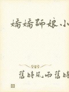 娇娇师娘小说封面