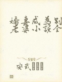 娇妻成为别人的老婆小说全文阅读免