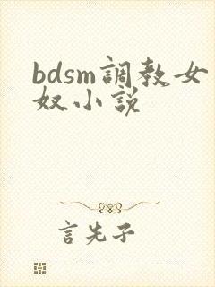 bdsm调教女奴小说封面