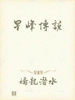 星峰传说封面