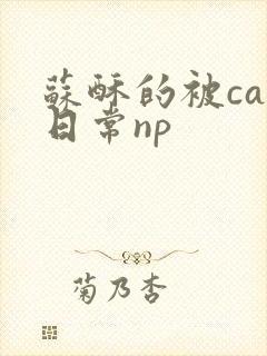 苏酥的被cao日常np