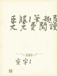 臣服1笔趣阁全文免费阅读无弹窗封面