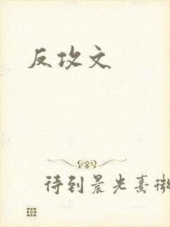反攻文
