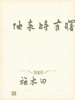 他来时有曙光封面