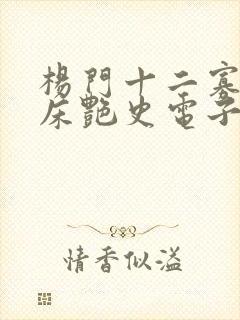 杨门十二寡妇肉床艳史电子书