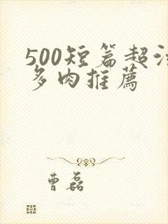 500短篇超污多肉推荐