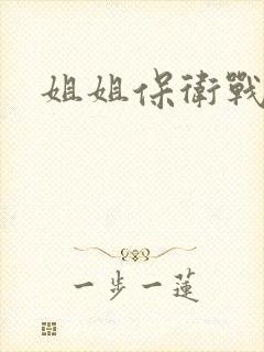 姐姐保卫战封面