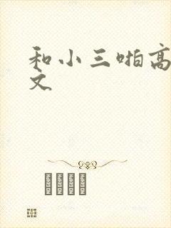 和小三啪高辣h文