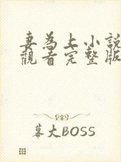 妻为上小说免费观看完整版笔趣阁