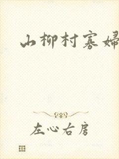 山柳村寡妇情史