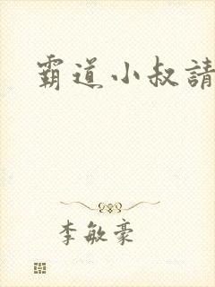 霸道小叔请轻撩