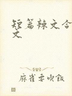 短篇辣文合集h文