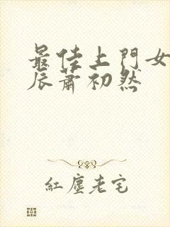 最佳上门女婿叶辰萧初然