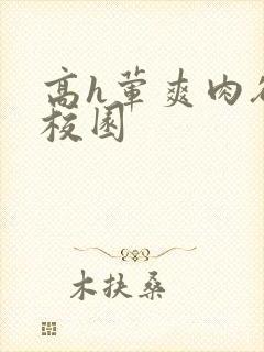 高h荤爽肉欲文校园