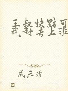 王叔快点可以吗我赶去上班封面