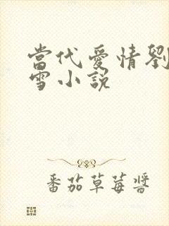 当代爱情刘成刘雪小说封面