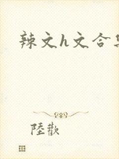 辣文h文合集封面