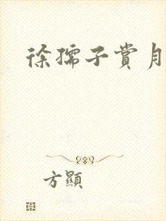 徐孺子赏月封面