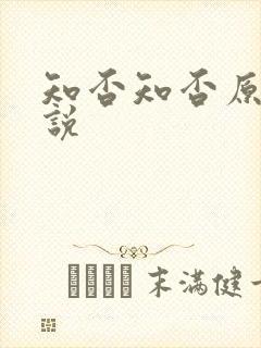 知否知否原著小说