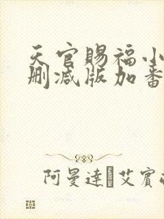 天官赐福小说未删减版加番外