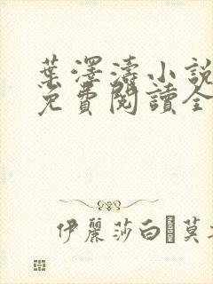 叶泽涛小说全文免费阅读全文