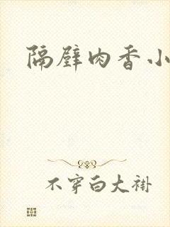 隔壁肉香小说