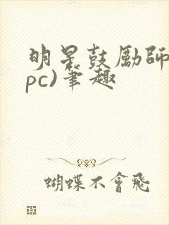 明星鼓励师(npc)笔趣