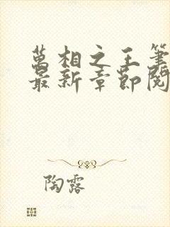 万相之王笔趣阁最新章节阅读