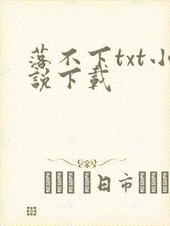 落不下txt小说下载
