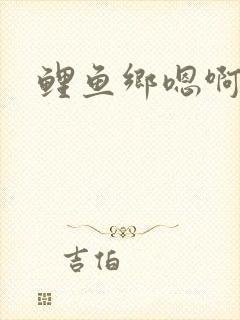 鲤鱼乡嗯啊封面