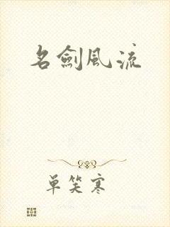 名剑风流封面