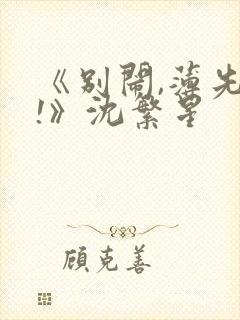 《别闹,薄先生!》沈繁星