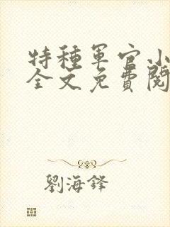 特种军官小小妻全文免费阅读封面