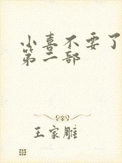 小喜不要了好大第二部