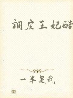 调皮王妃酷王爷封面